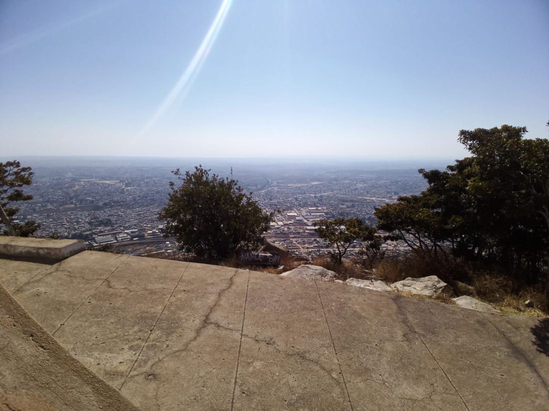 View over the city from the statue