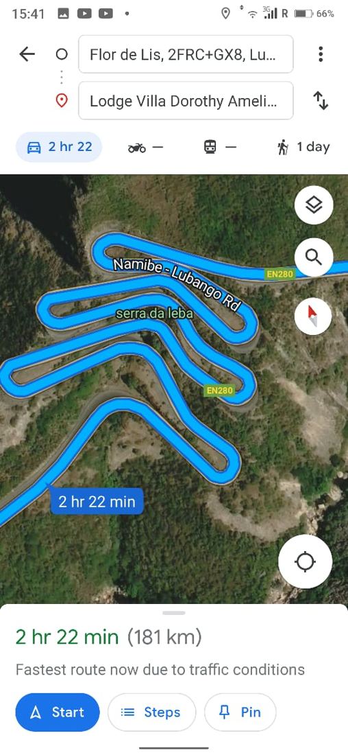 The steepest section hairpin turns