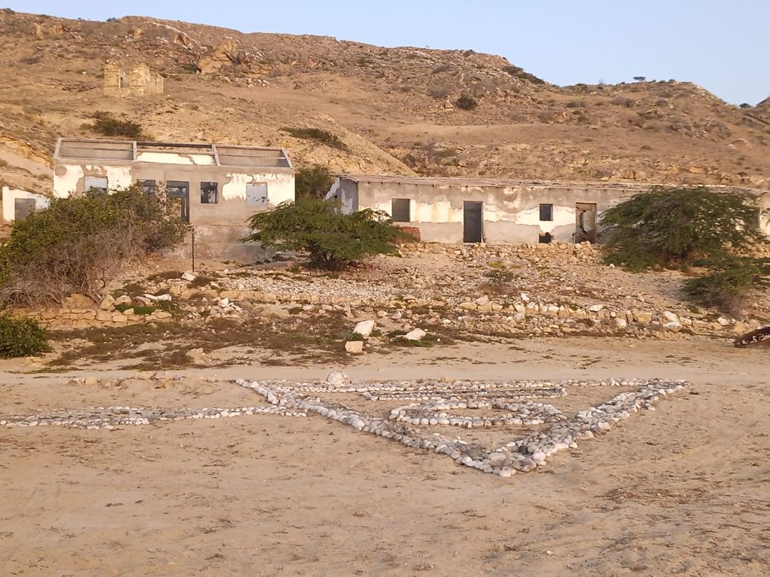 Unfortunately the lodge at Praia Meva is nuked