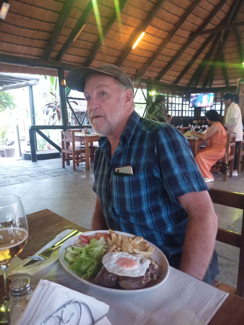 Johan and I had the beef steak
