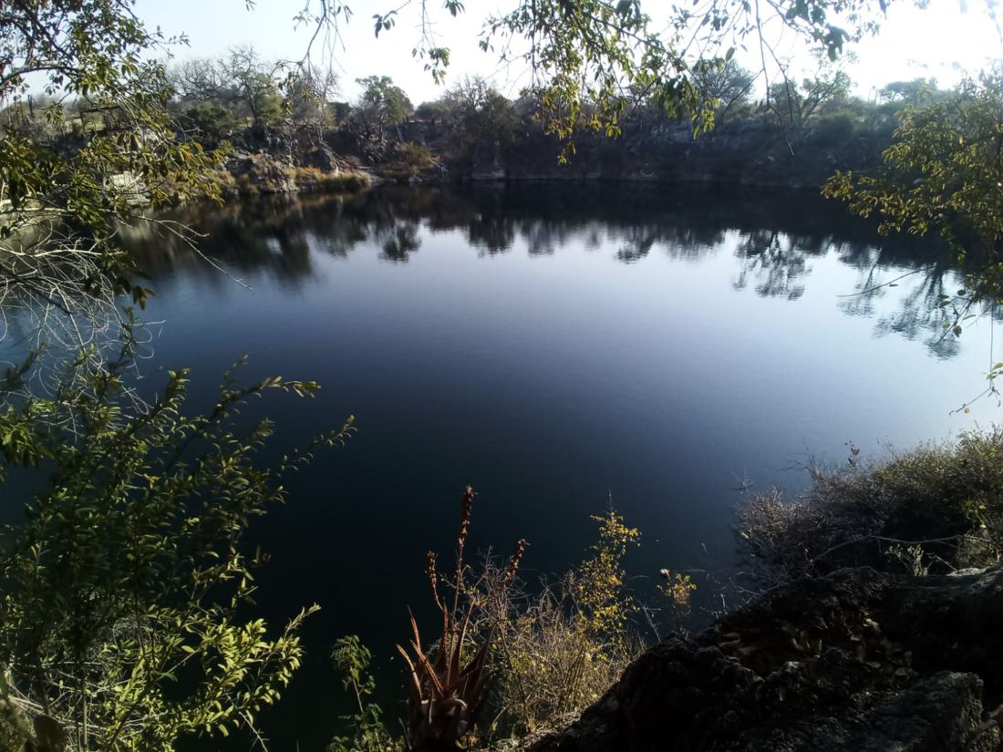 Ojikoto lake, been coming here on and off since 1979, never saw so much water in