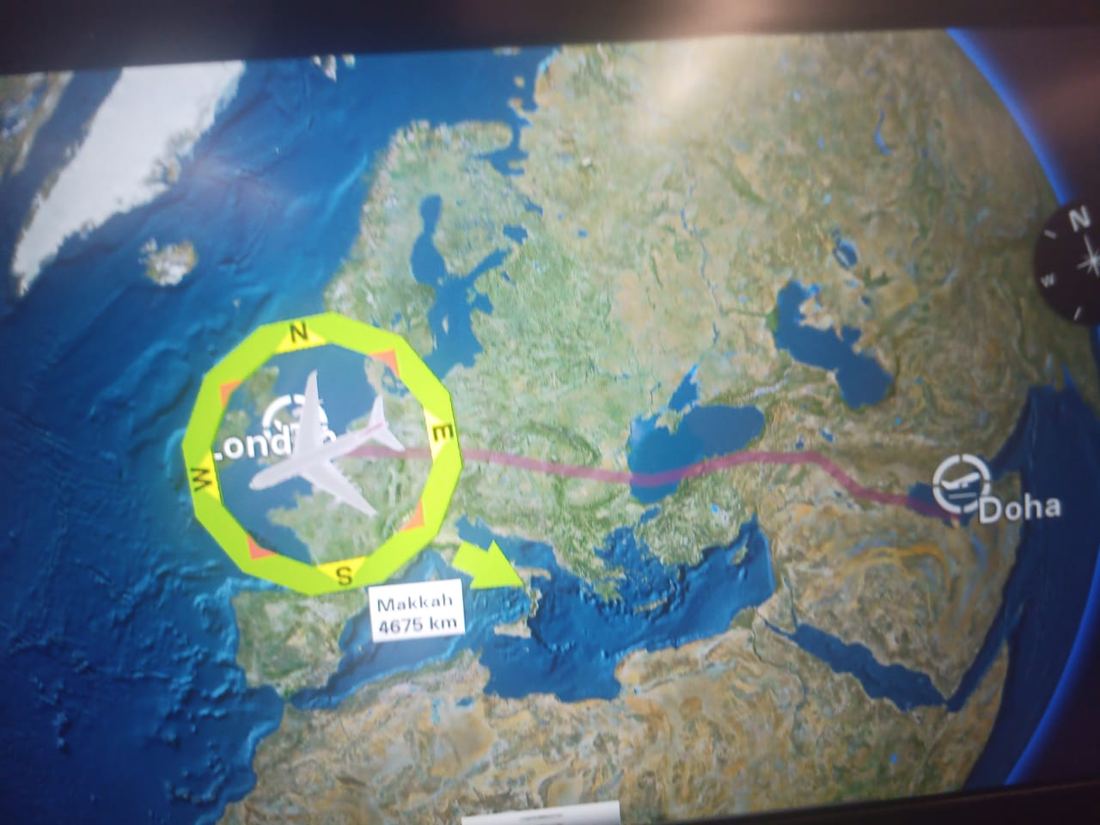 First we did this, then to Doha and about to kand in Heathrow after this